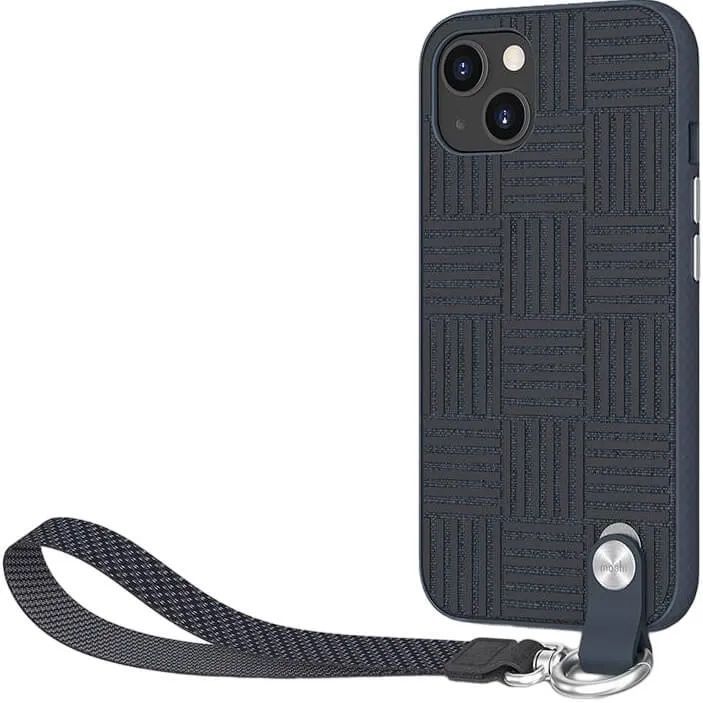 Чохол-накладка Moshi Altra Slim Hardshell Case with Wrist Strap Midnight Blue для iPhone 13 - фото 1