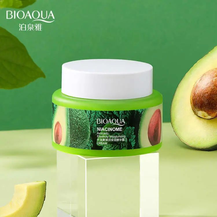 Зволожуючий крем для обличчя BioAqua Niocinome Avocado, з екстрактом авокадо, 50 г - фото 2