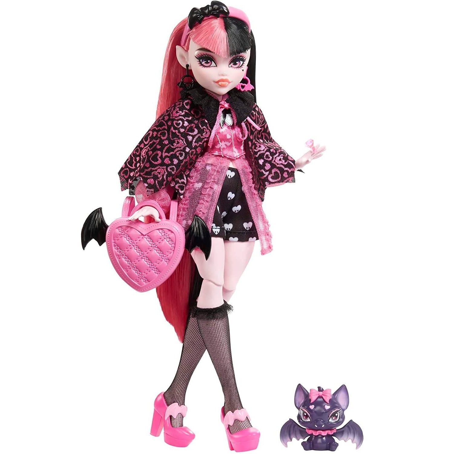 Кукла Mattel Monster High Posable Fashion Doll Draculaura, 26 см (HHK51) - фото 1