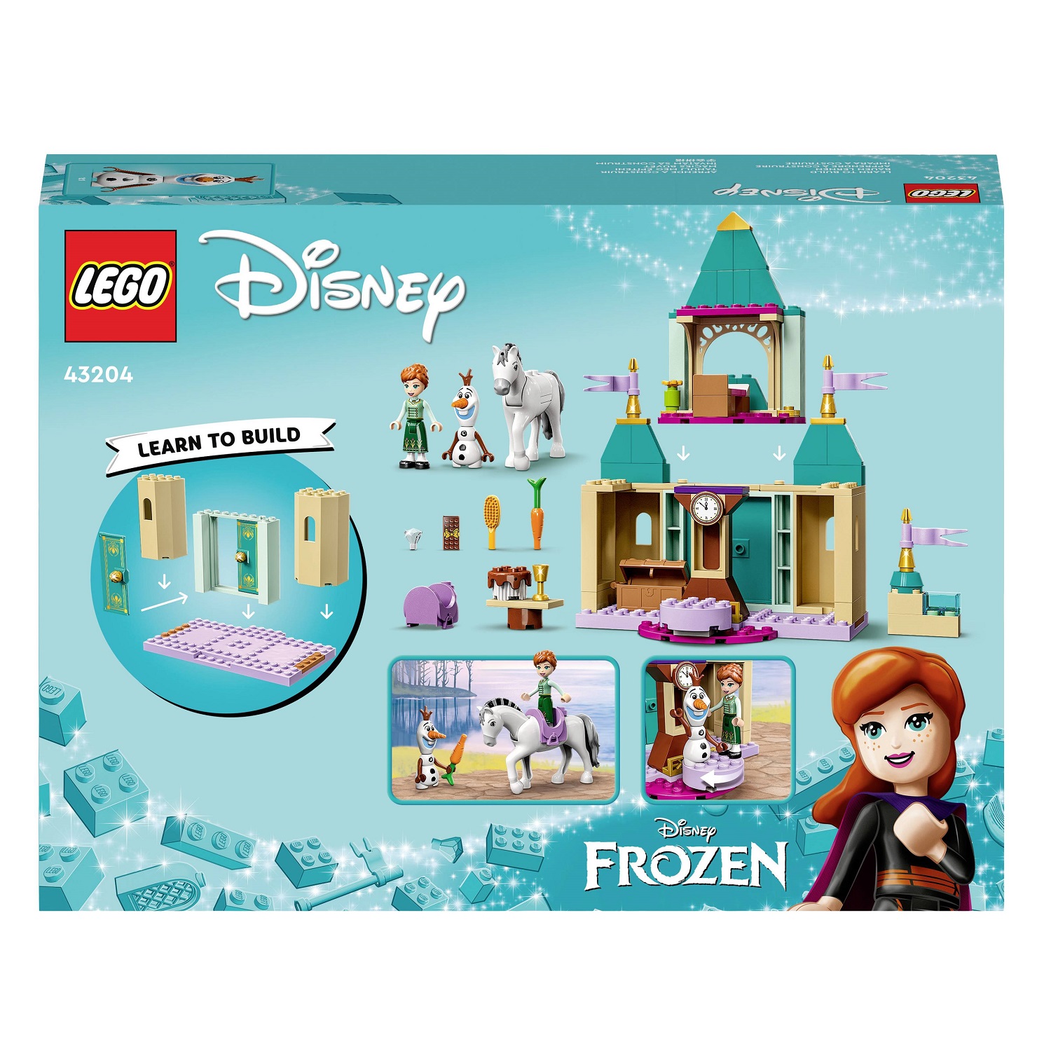 Конструктор LEGO Disney Princess Розваги в замку Анни й Олафа, 108 деталей (43204) - фото 2