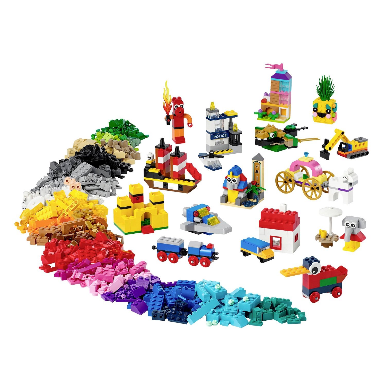 Конструктор LEGO Classic 90 років гри, 1100 деталей (11021) - фото 4