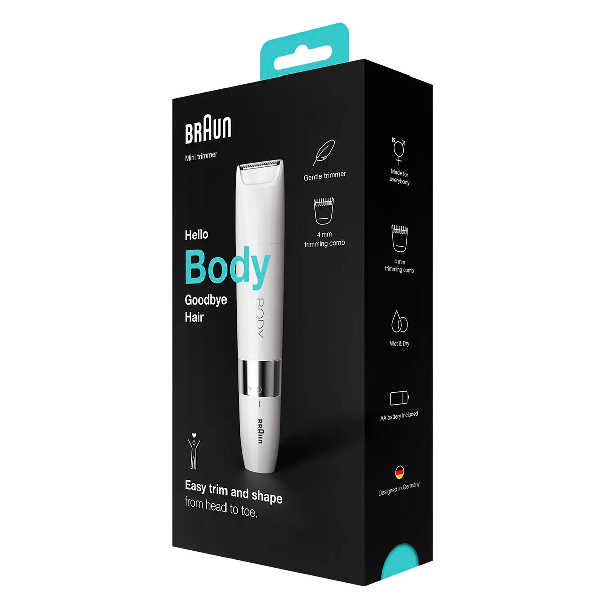 Тример Braun BS 1000 Body Mini для тіла (6676511) - фото 3