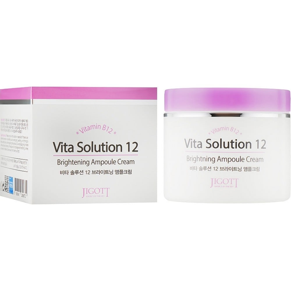 Крем для обличчя Jigott Vita Solution 12 Firming Ampoule Cream, 100 мл - фото 1