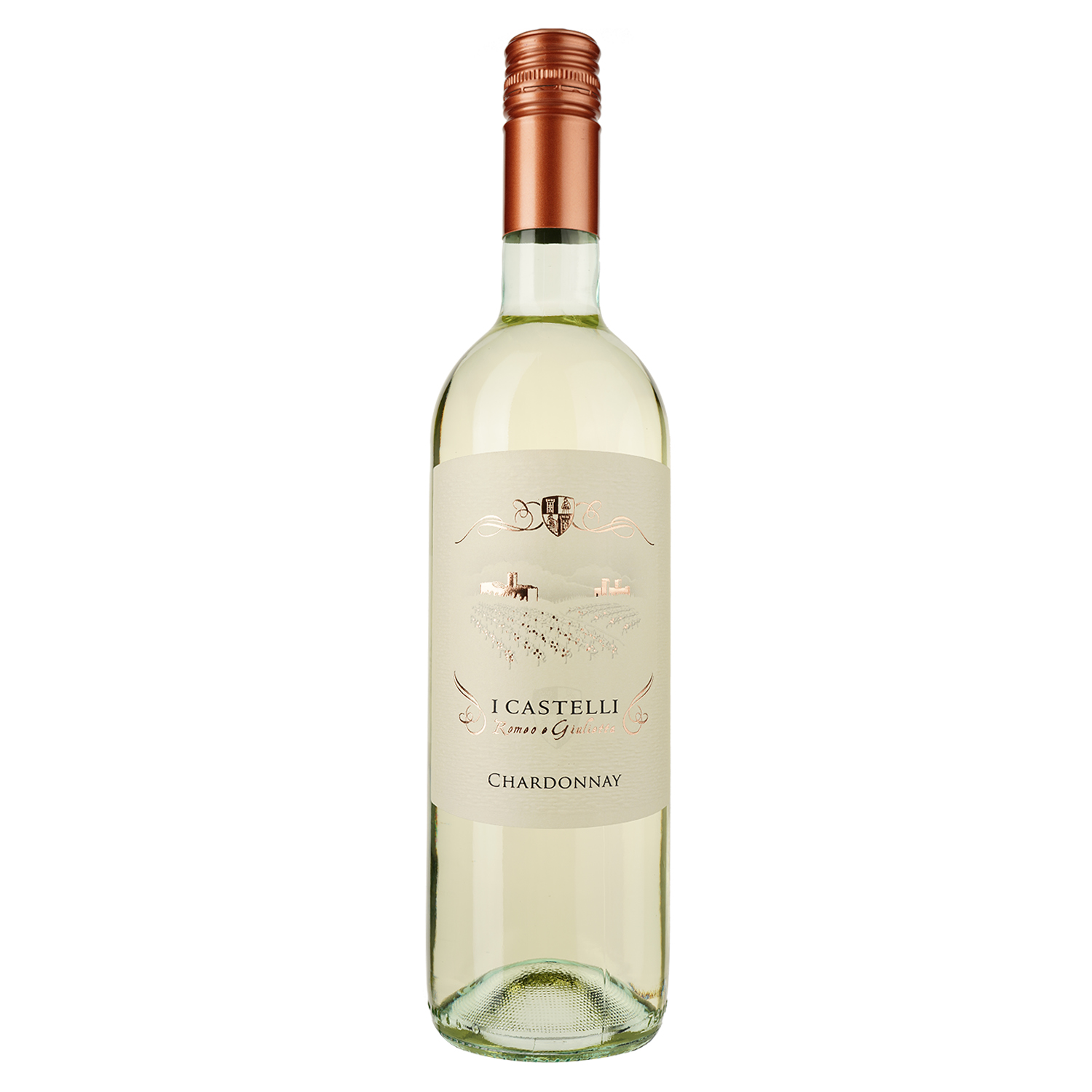 Вино I Castelli Romeo e Giulietta Chardonnay, 12%, 0,75 л (522651) - фото 1