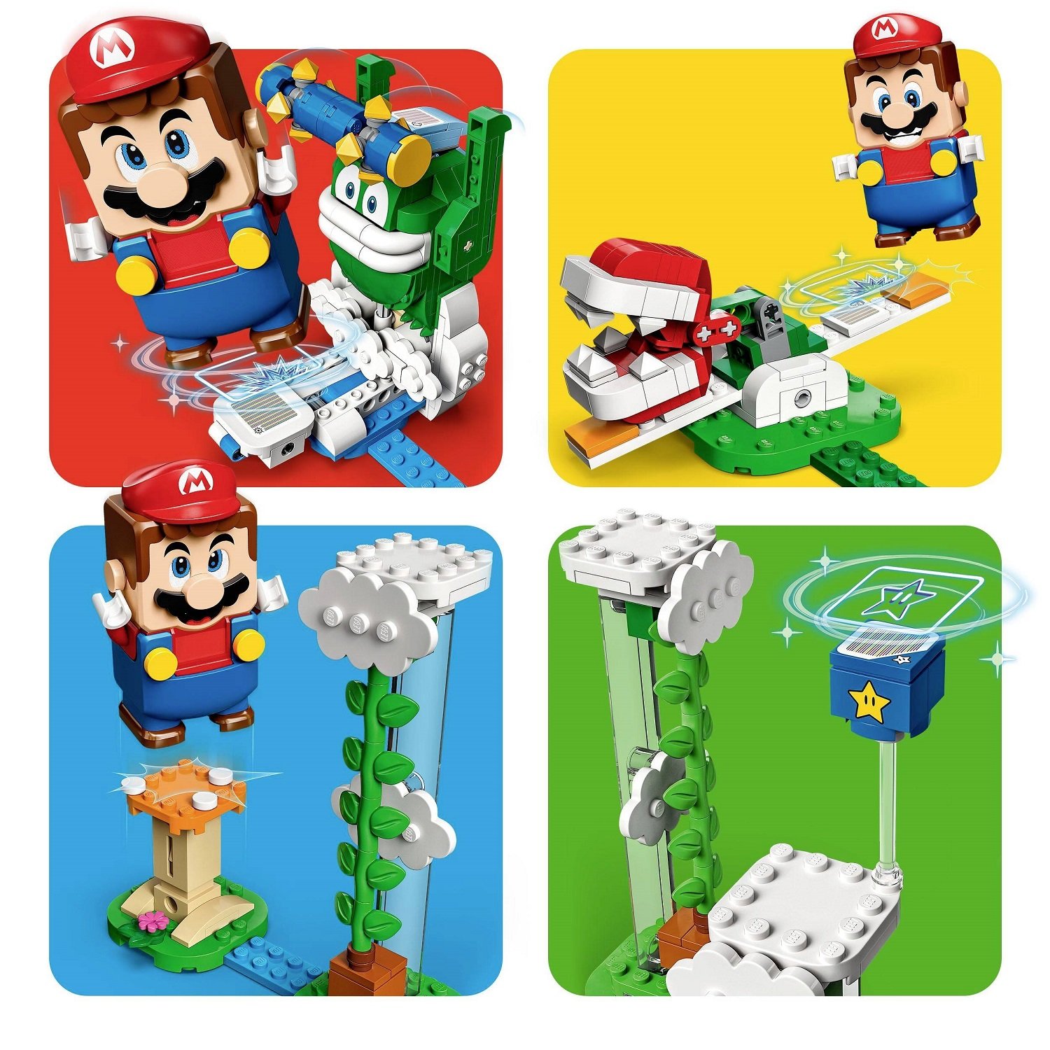 Конструктор LEGO Super Mario Дополнительный набор Big Spike's Cloudtop Challenge, 540 деталей (71409) - фото 6