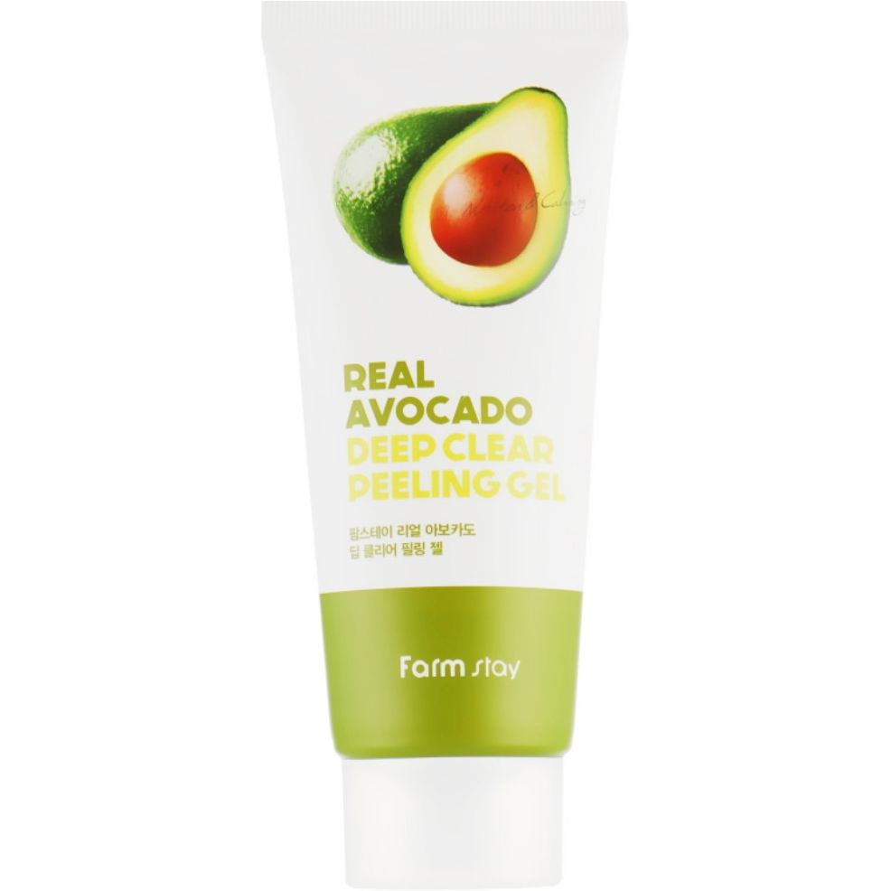 Зволожуючий пілінг-гель FarmStay Real Avocado Deep Clear Peeling Gel з екстрактом авокадо 100 мл - фото 2