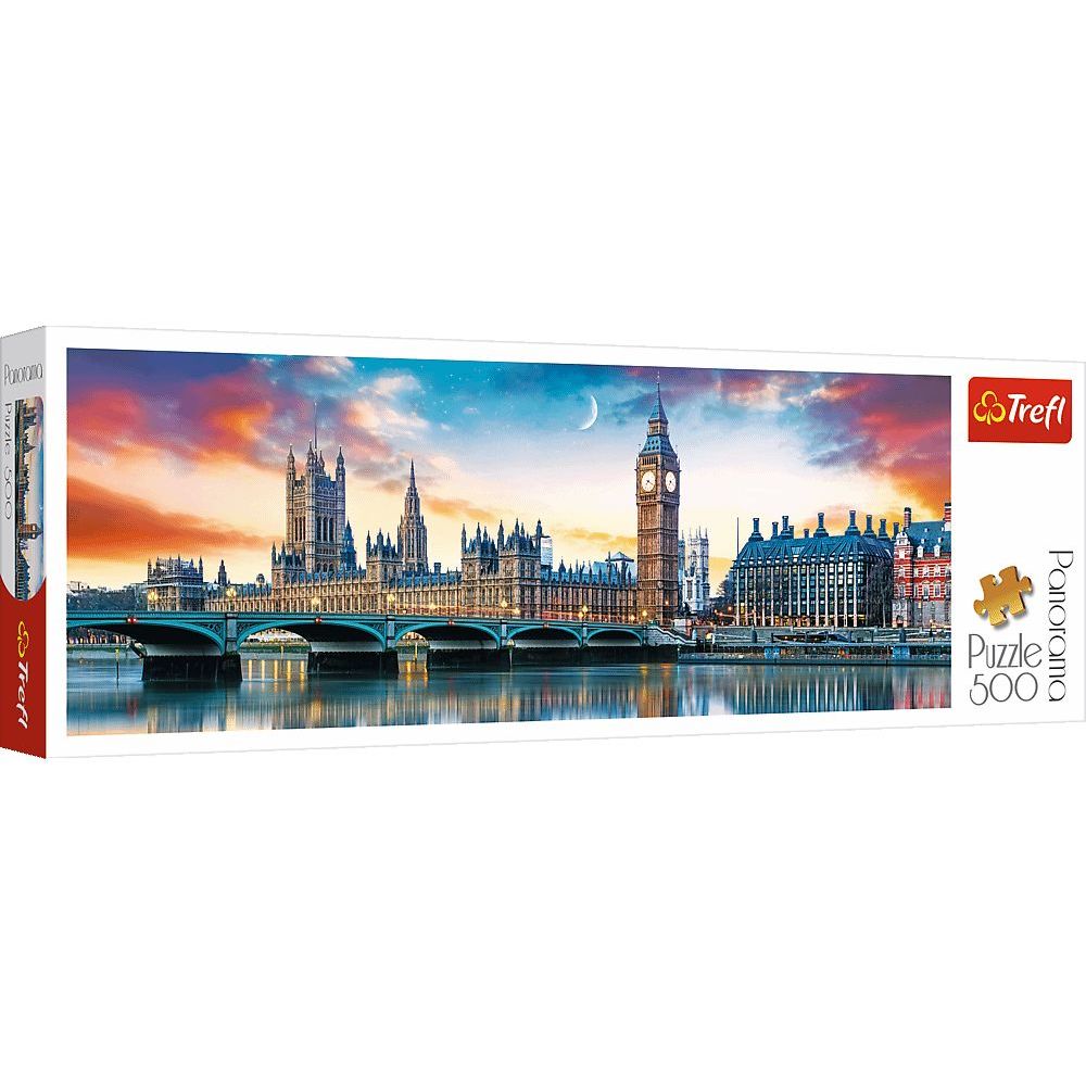 Пазлы Trefl Панорама Биг-Бен Лондон 500 элементов - фото 1