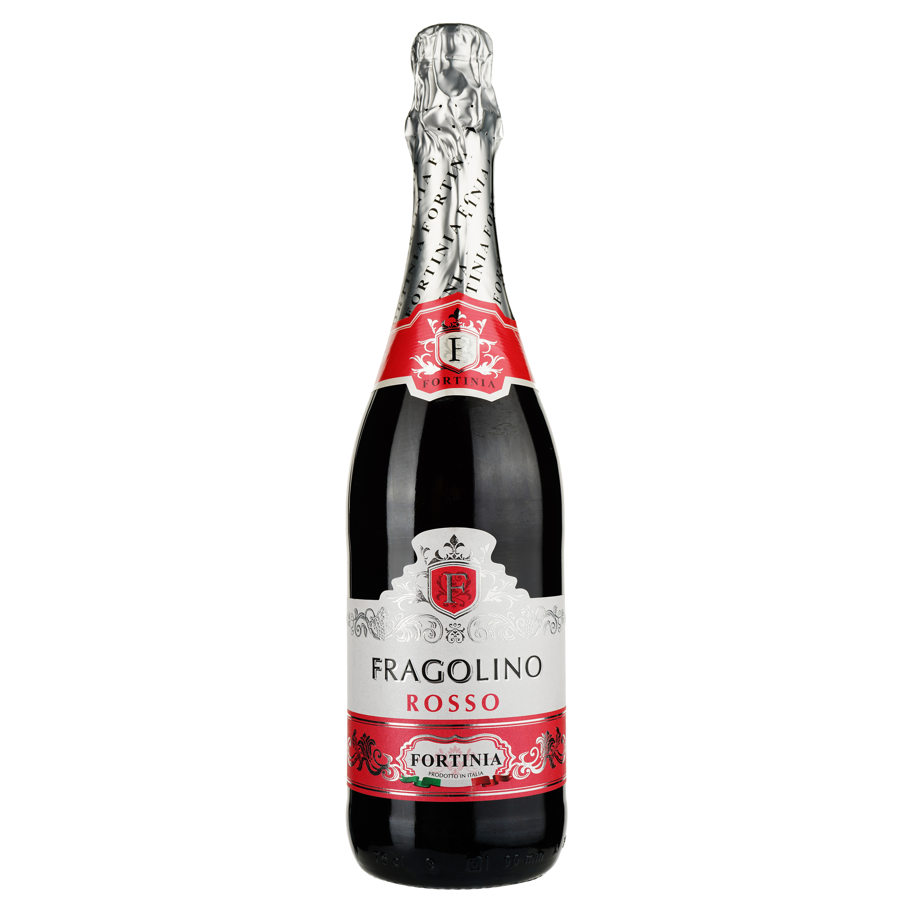 Напій на основі вина Fragolino Fortinia Rosso, 7%, 0,75 л - фото 1