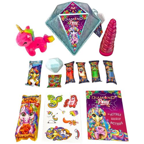 Набор креативного творчества Danko Toys Diamond Pony BPS-01-03U (1481699043) - фото 3