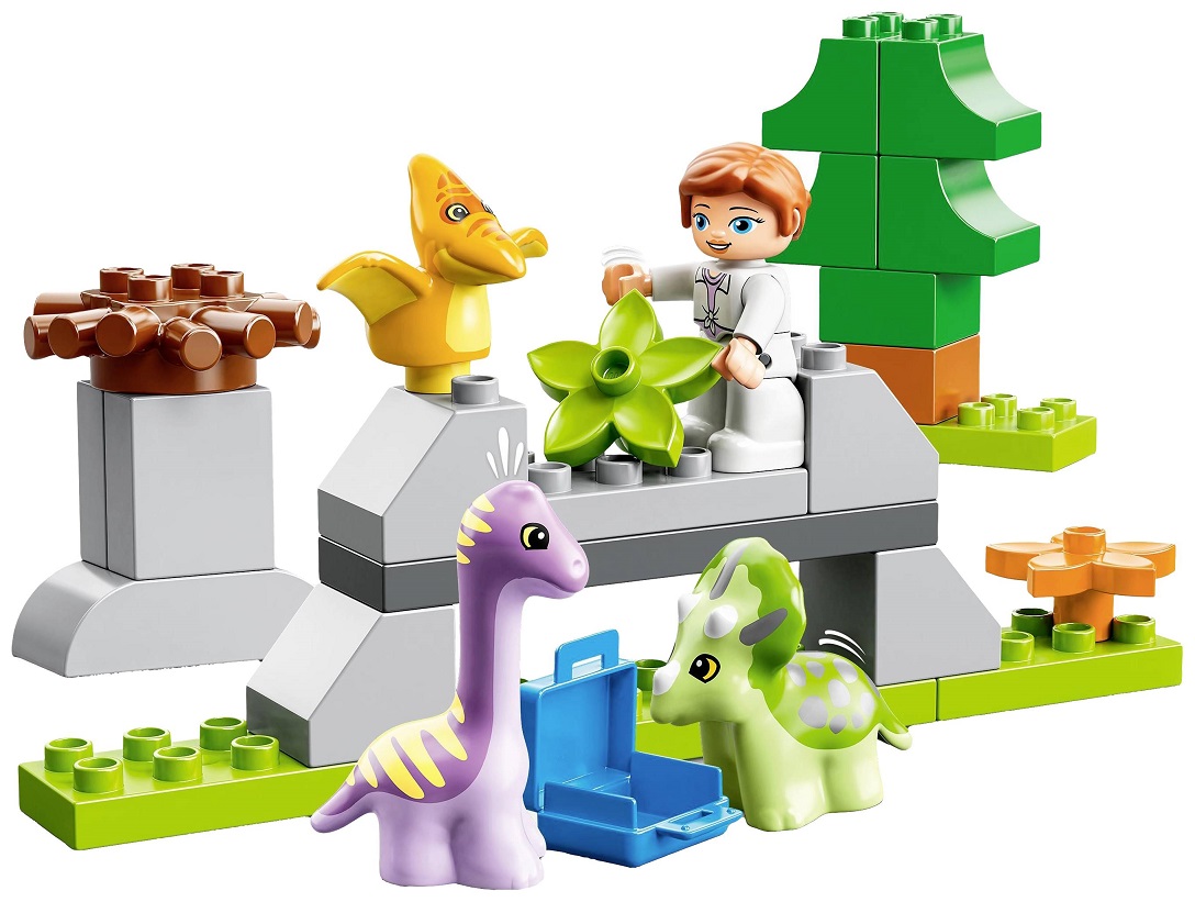 Конструктор LEGO DUPLO Jurassic World Детский сад для динозавров, 27 деталей (10938) - фото 3