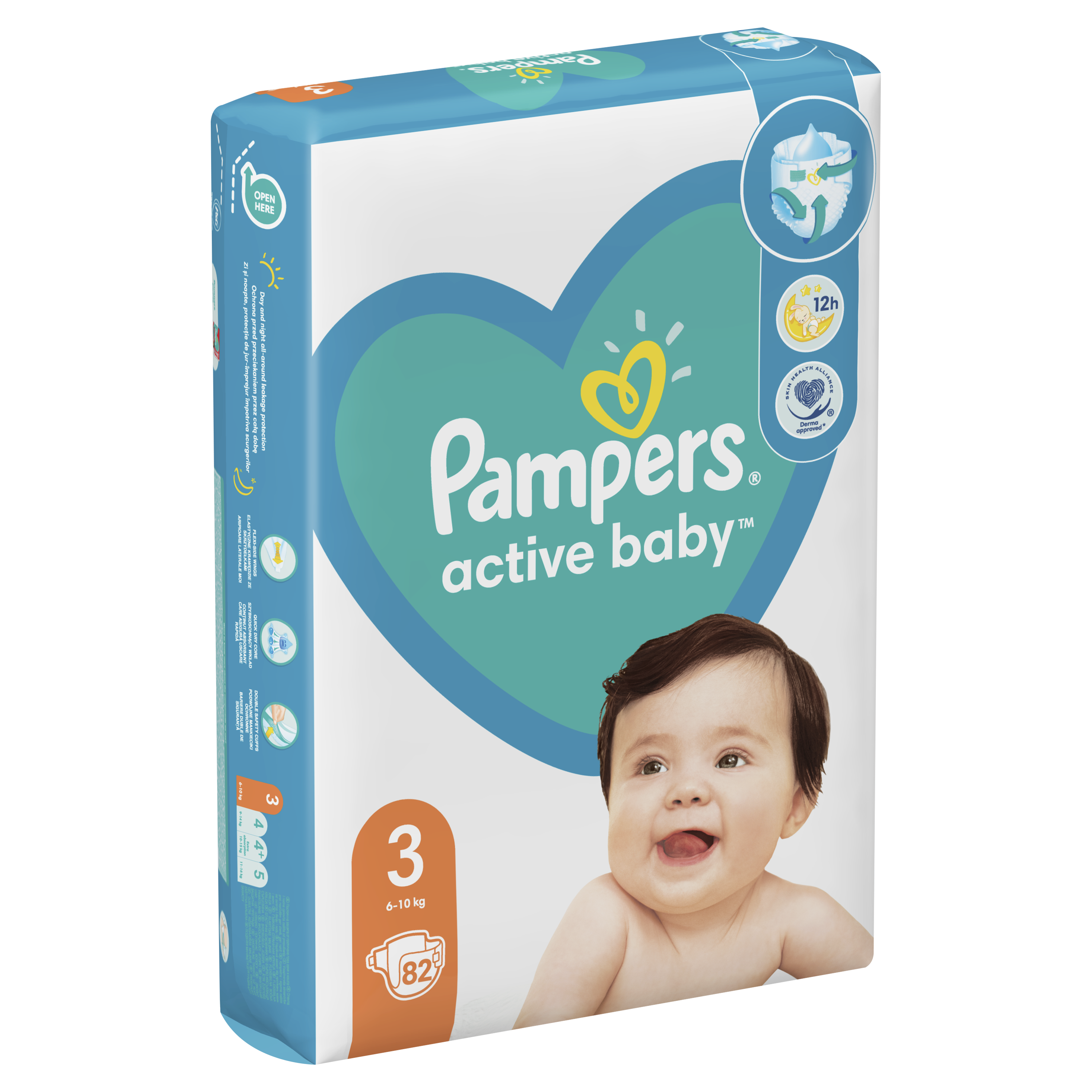 Підгузки Pampers Active Baby 3 (6-10 кг), 82 шт. - фото 4