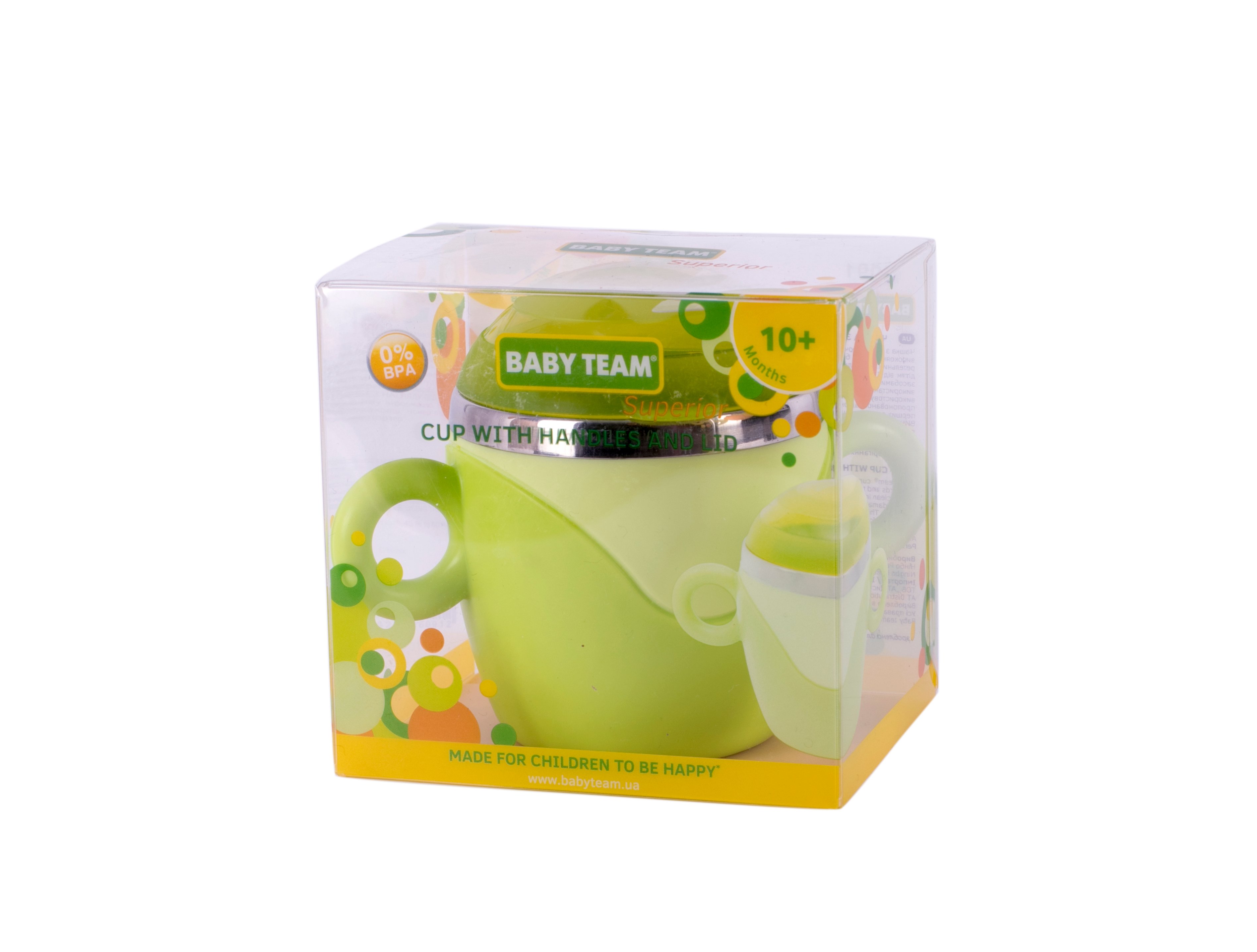 Чашка Baby Team, 240 мл, зеленый (6091) - фото 3