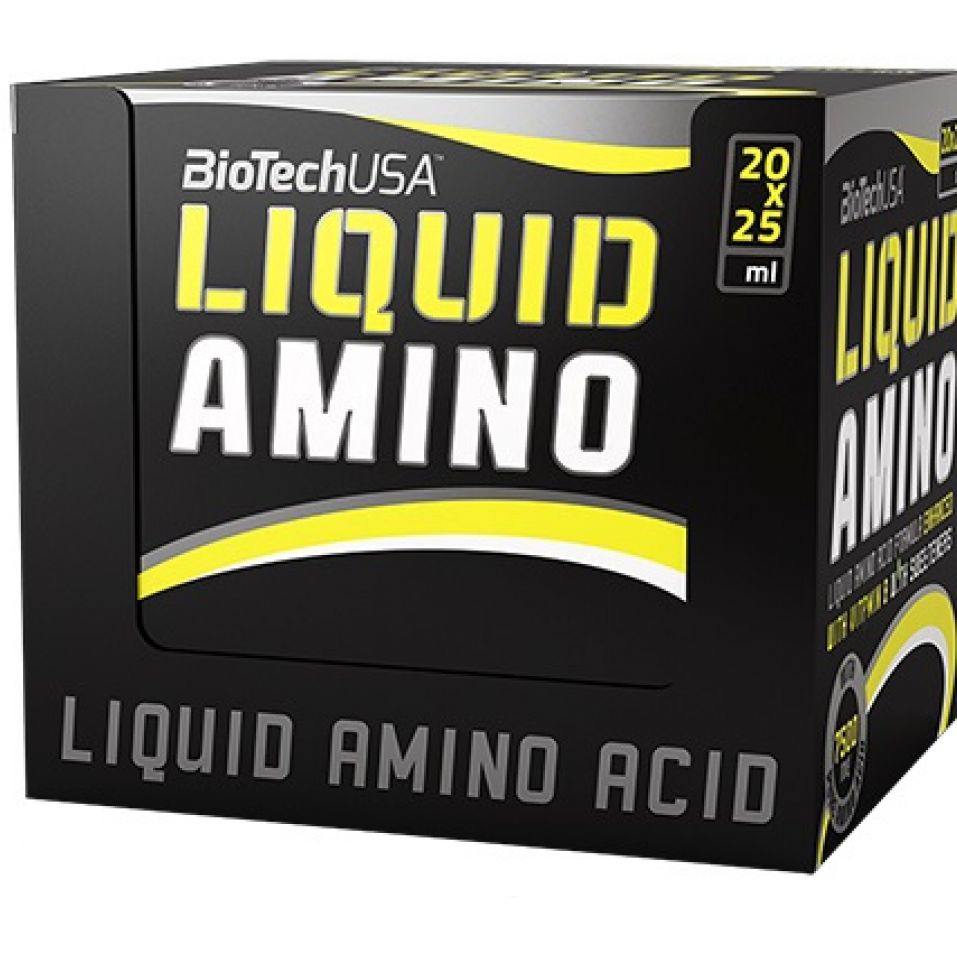 Аминокислоты BioTech Liquid Amino ampule Лимон 500 мл (20 х 25 мл) - фото 1