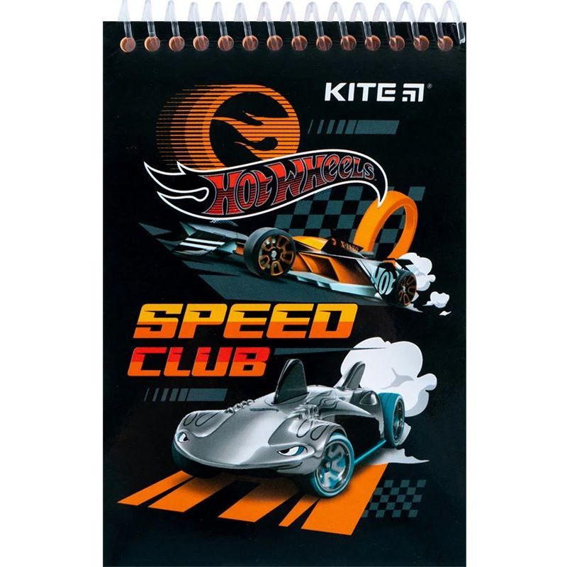 Блокнот Kite Hot Wheels А6 без лініювання 48 аркушів (HW24-196) - фото 1