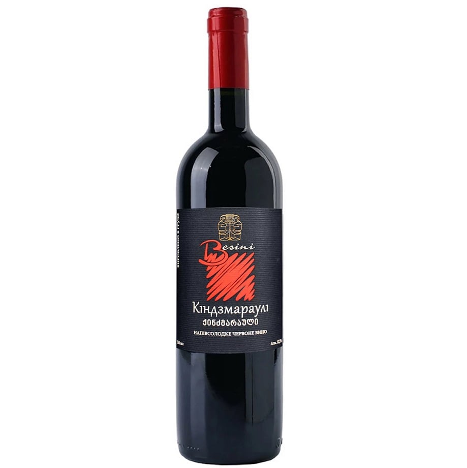 Вино Besini Kindzmarauli, красное, полусладкое, 12,5%, 0,75 л (8000016900852) - фото 1