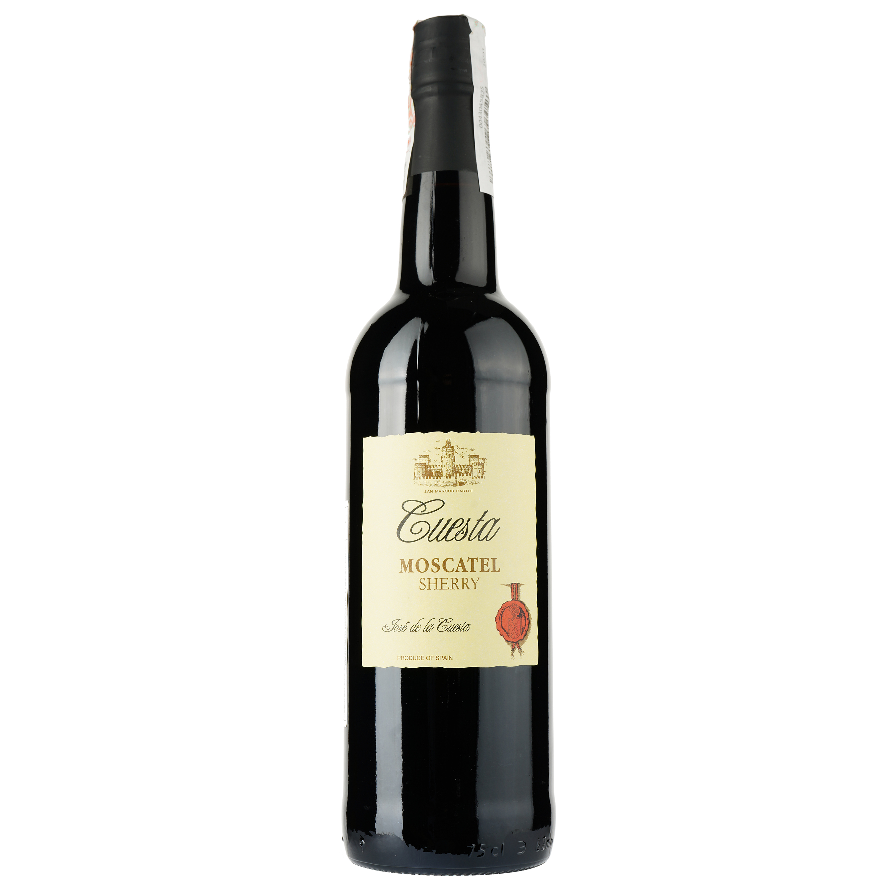 Вино Luis Caballero Cuesta Moscatel Sherry, белое, сладкое, 0,75 л - фото 1