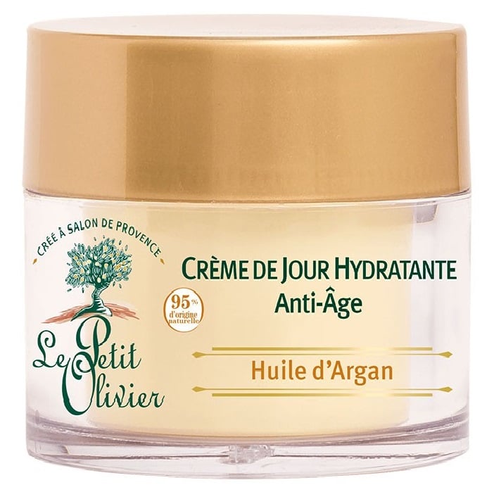 Дневной крем для лица Le Petit Olivier Organic Care, антивозрастной, с аргановым маслом, 50 мл (3549620033120) - фото 1