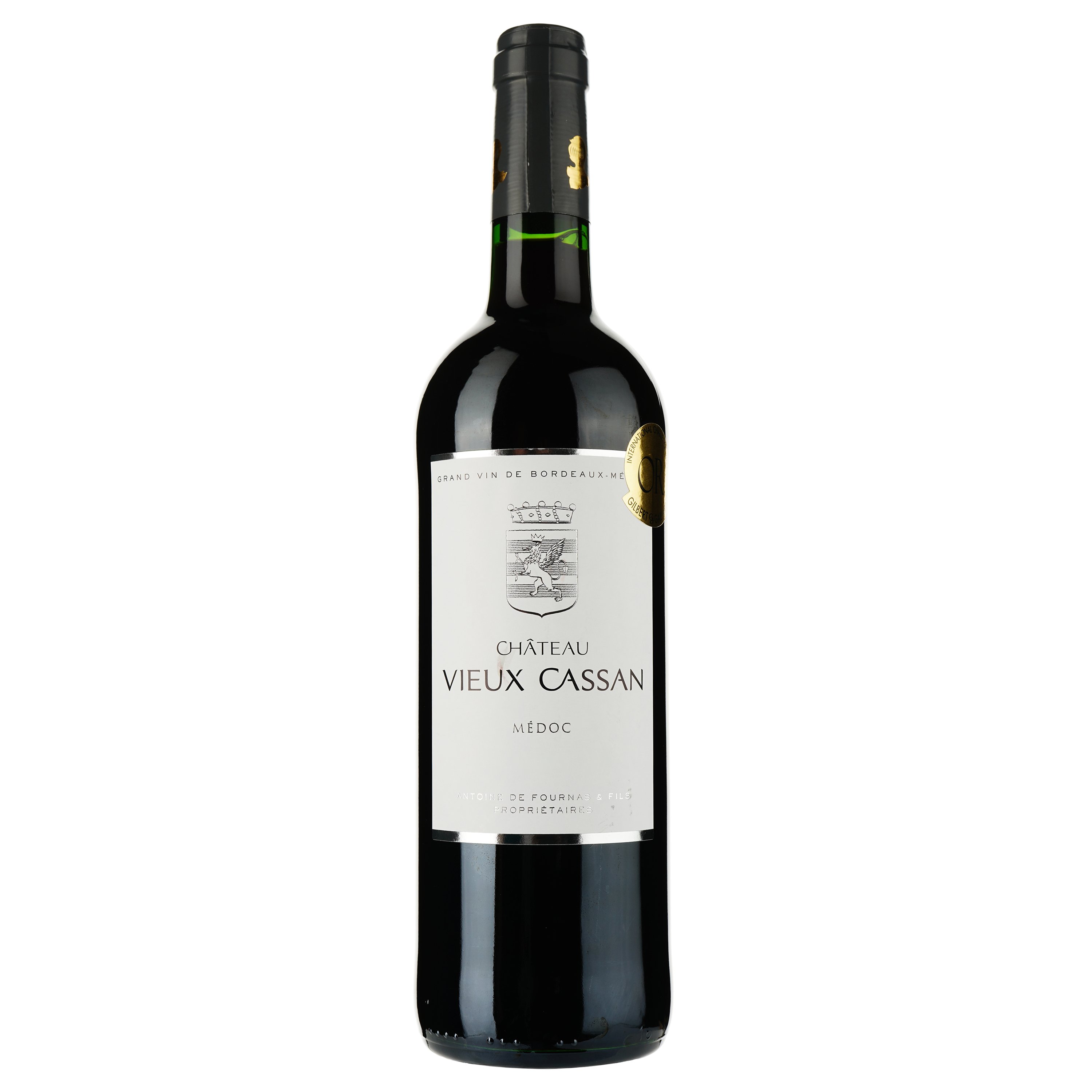 Вино Chateau Vieux Cassan AOP Medoc 2019 красное сухое 0.75 л - фото 1
