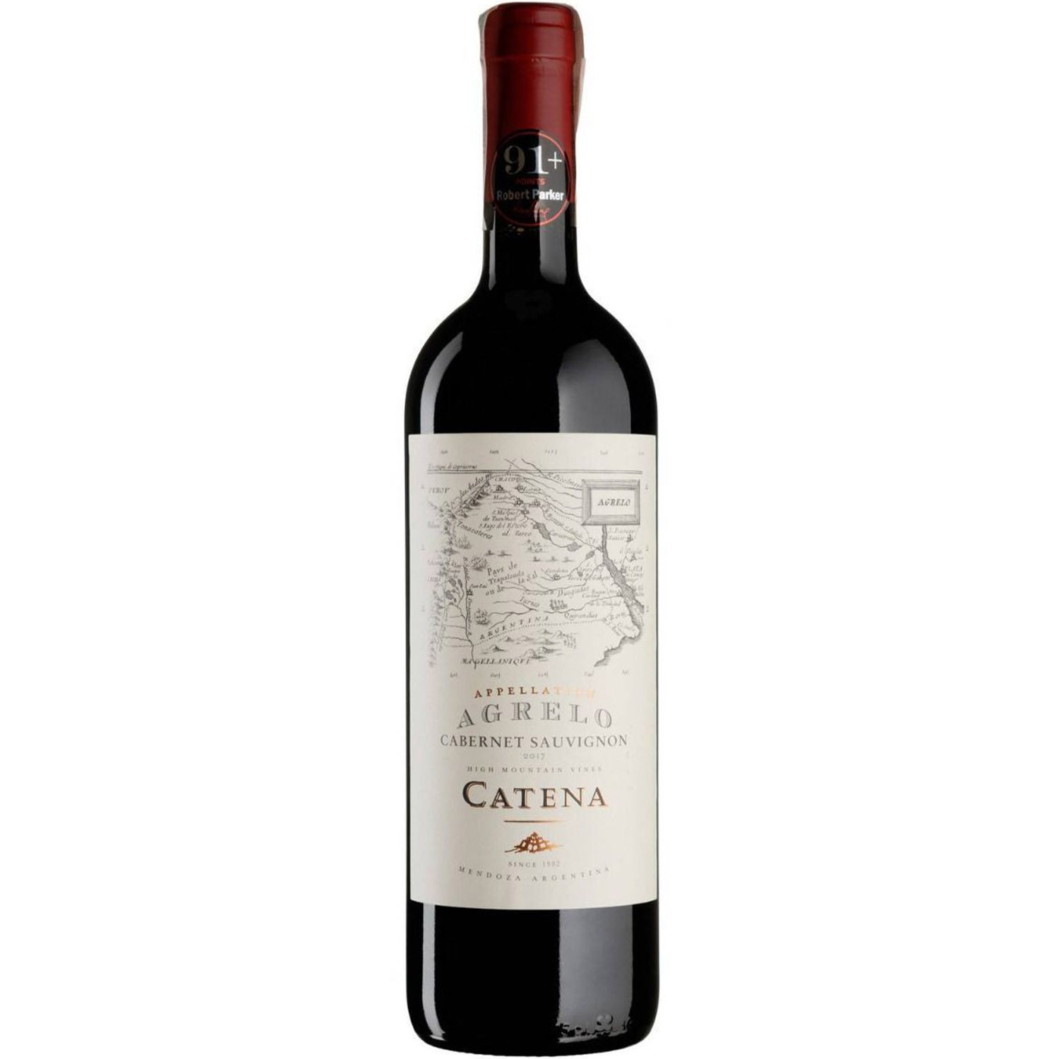 Вино Catena Zapata Appellation Agrelo Cabernet Sauvignon красное сухое 0.75 л - фото 1