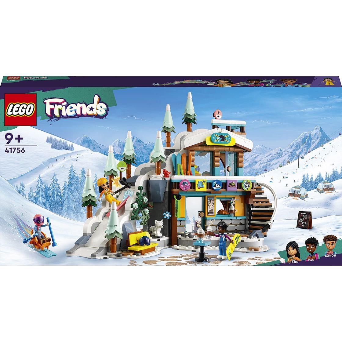 Конструктор LEGO Friends Праздничная горнолыжная трасса и кафе, 980 деталей (41756) - фото 1