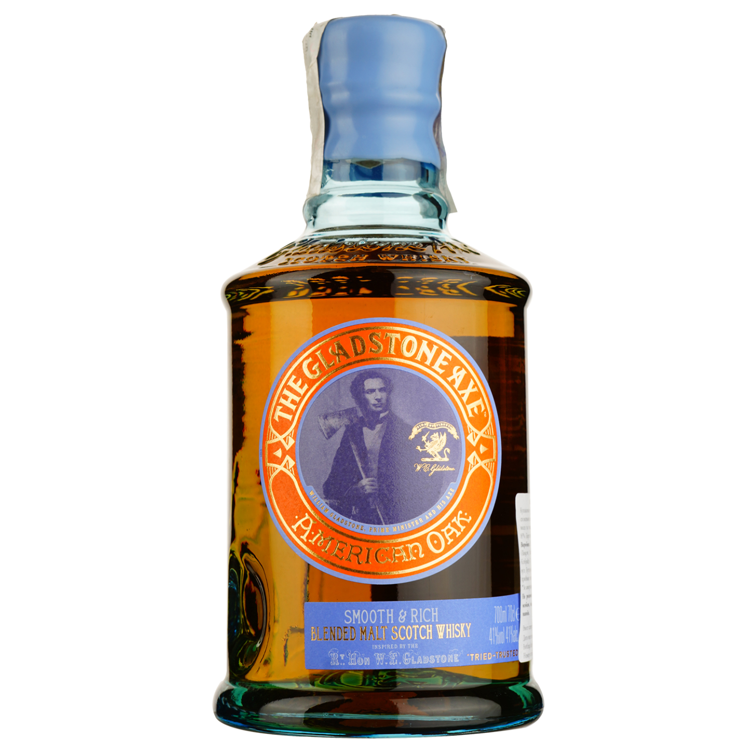 Виски The Gladstone Axe American Oak Blended Malt Scotch Whisky, 43%, 0,7 л - фото 1