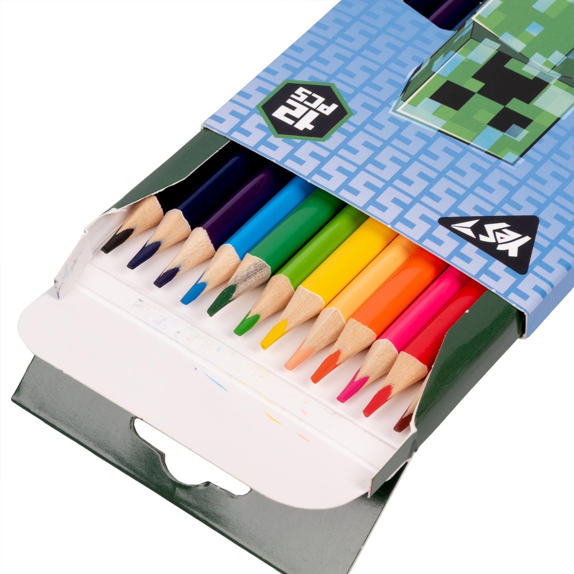Олівці кольорові Yes Minecraft 12 шт. (290701) - фото 2