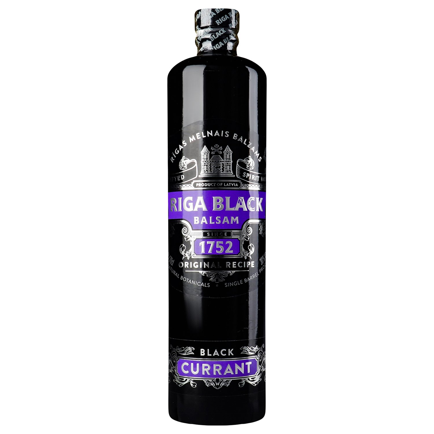 Бальзам Riga Black Balsam Чорна смородина, 30%, 0,7 л - фото 1
