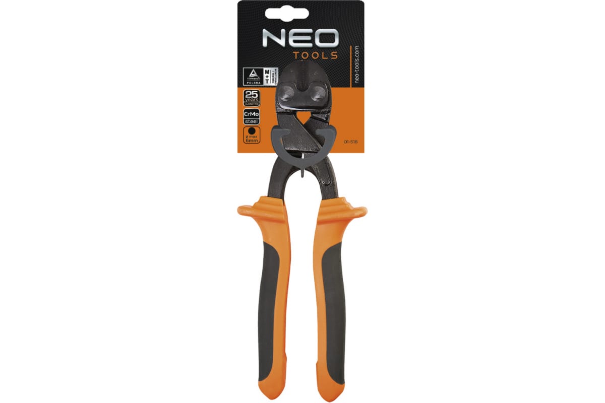 Ножницы из металла Neo Tools для троса 210 мм (01-518) - фото 4