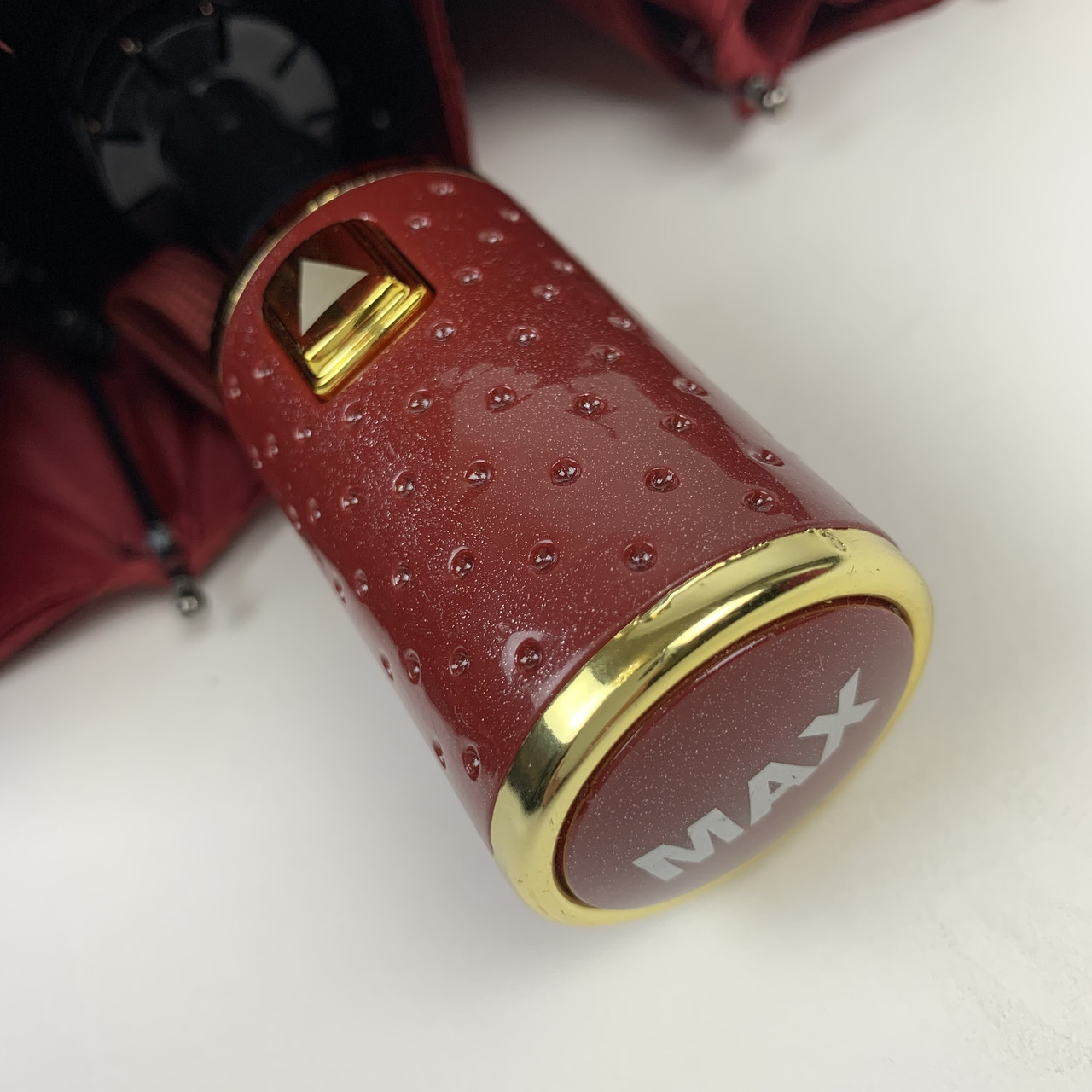 Женский складной зонтик полуавтомат Max 102 см бордовый - фото 2