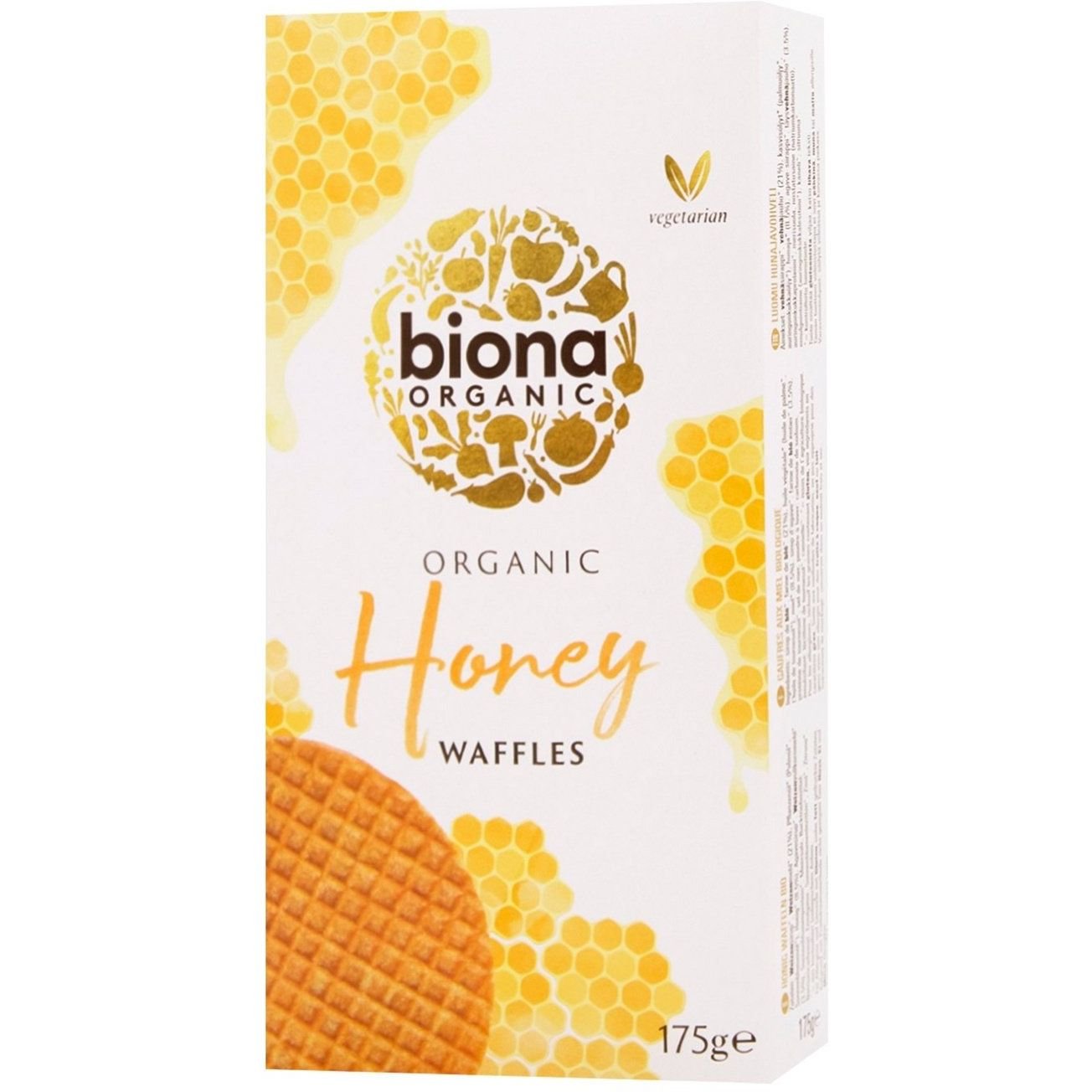Вафли Biona Organic медовые органические 175 г - фото 1