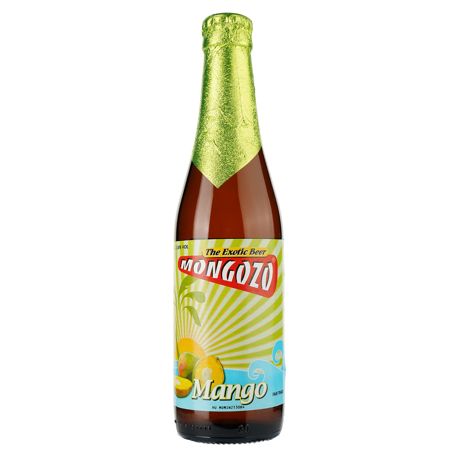 Пиво Mongozo Mango, светлое, 3,6%, 0,33 л - фото 1