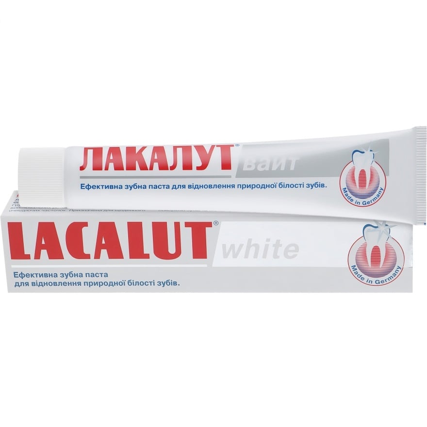 Зубна паста Lacalut White, 75 мл - фото 1