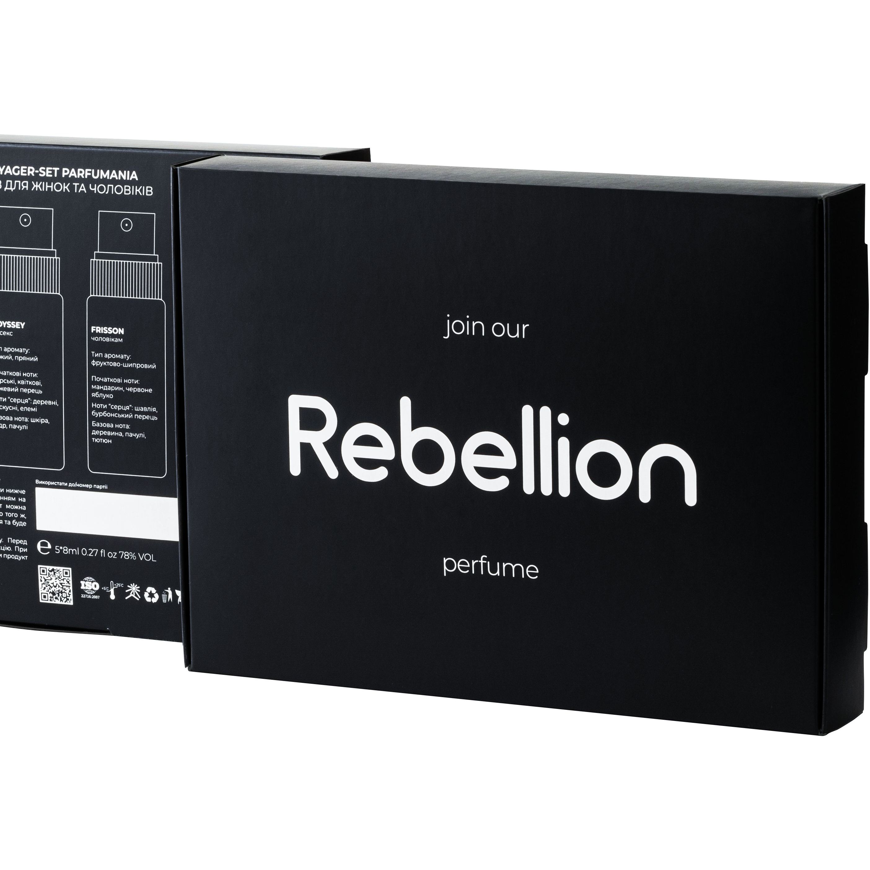 Набір парфумів Rebellion Voyager-set Parfumania 40 мл (5 шт. х 8 мл) - фото 3