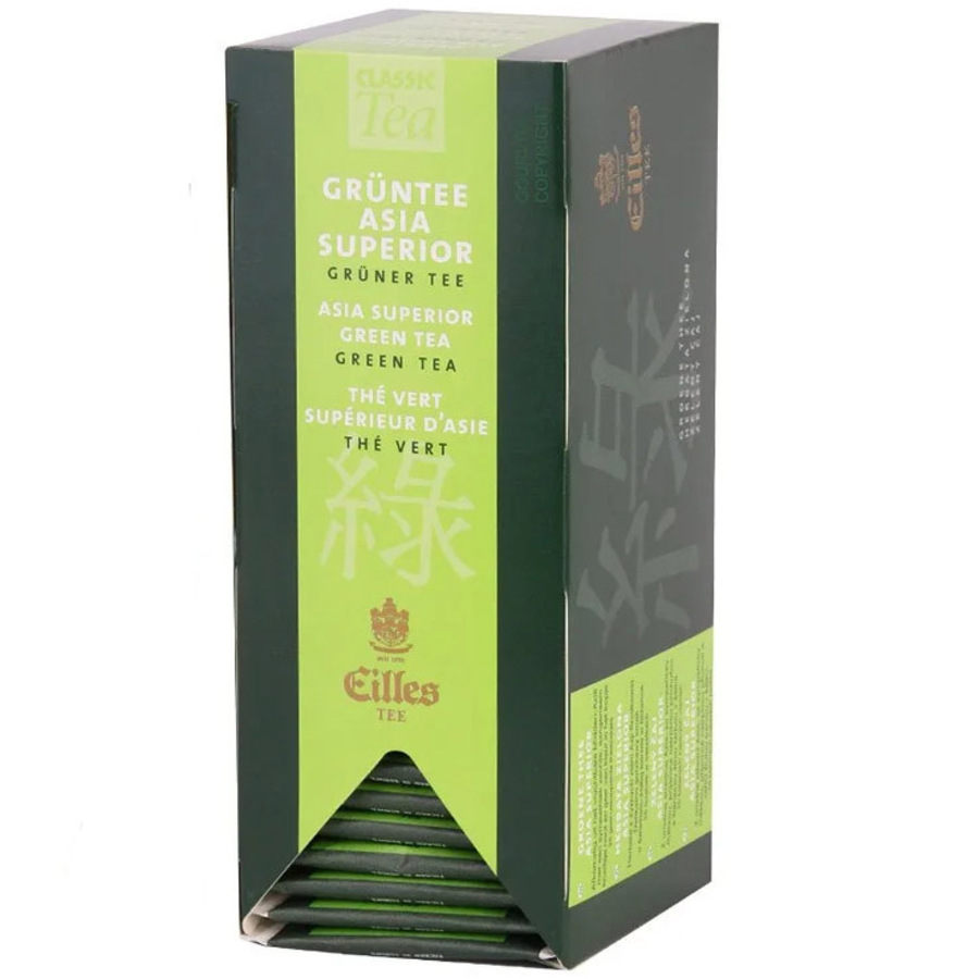 Чай Eilles зеленый Asia Superior в пакетиках 25 шт. по 1.7 г - фото 1