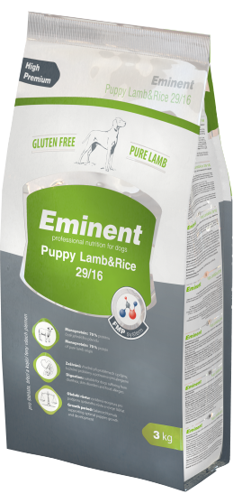 Сухий корм Eminent Puppy Lamb & Rice безглютеновий для цуценят, вагітних і собак, що годують всіх порід, 3 кг (5018) - фото 1