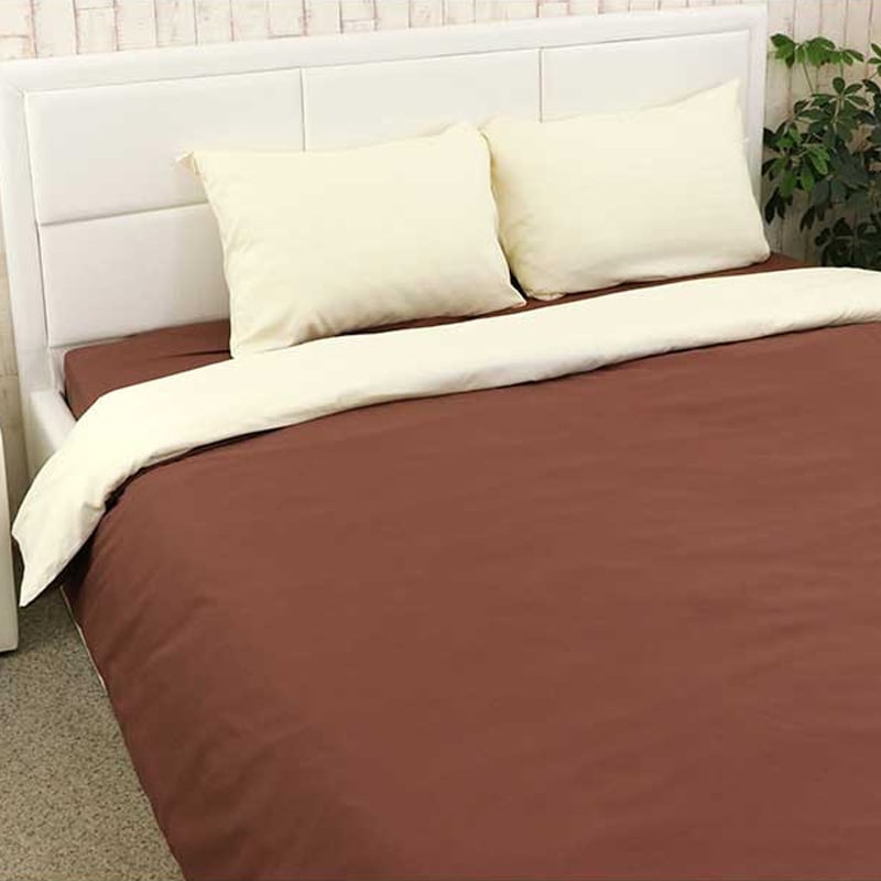 Комплект постельного белья Руно Latte, семейный, микрофайбер, коричневый (6.52Latte) - фото 1