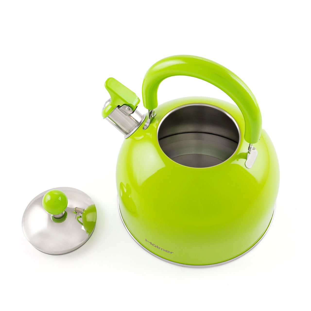 Чайник Holmer зі свистком, 2,5 л, зелений (WK-4425-BCSG Euphoria) - фото 8
