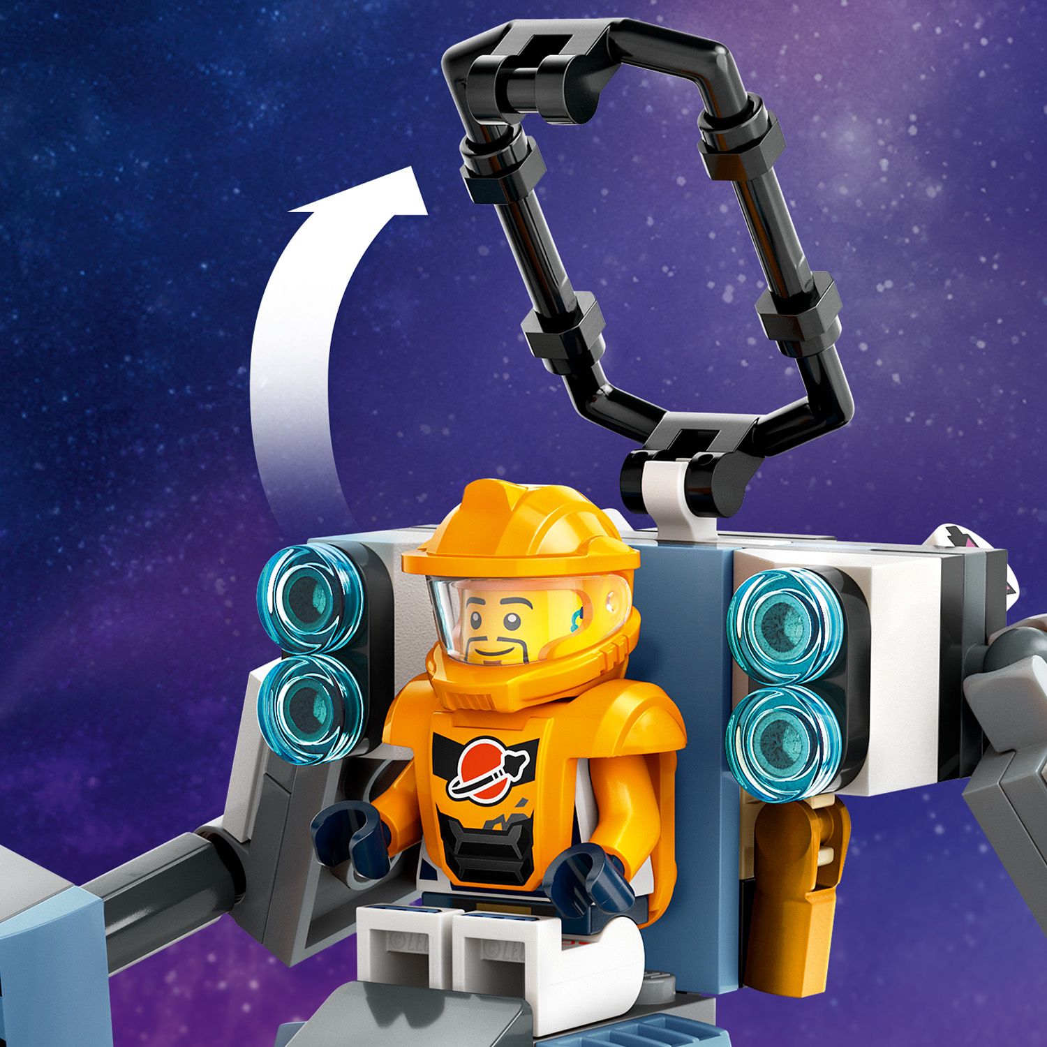 Конструктор LEGO City Костюм робота для конструювання в космосі 140 деталі (60428) - фото 7
