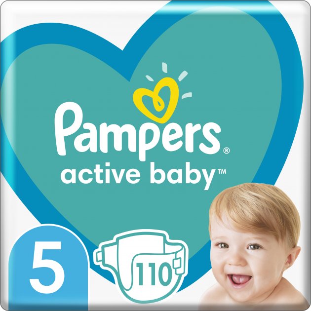 Подгузники Pampers Active Baby 5 (11-16 кг), 110 шт. - фото 1