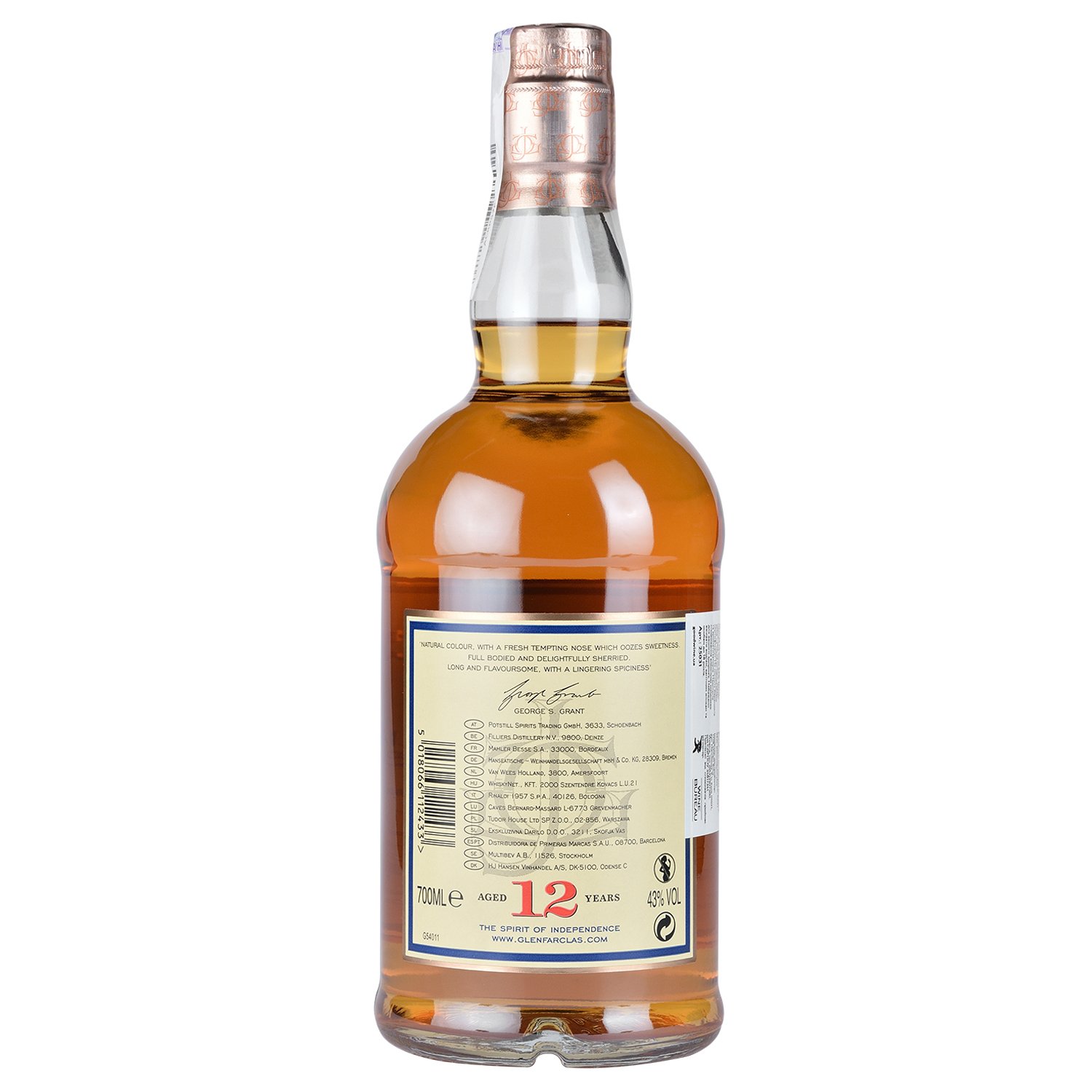 Віскі Glenfarclas Single Malt Scotch Whisky, в подарунковій упаковці, 43%, 0,7 л (683635) - фото 2