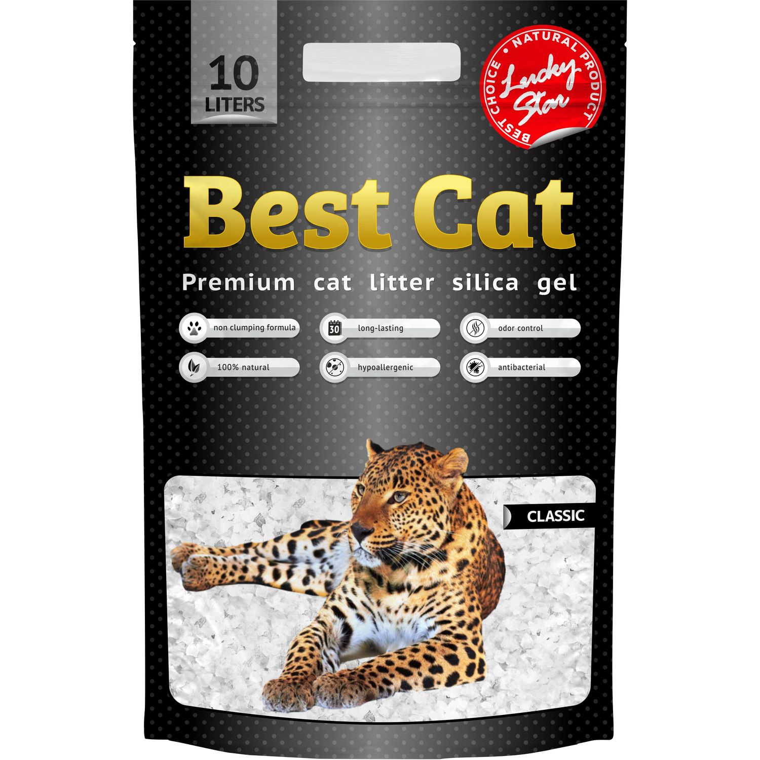 Наполнитель для кошачьего туалета Best Cat White силикагелевый 10 л (SGL007) - фото 1