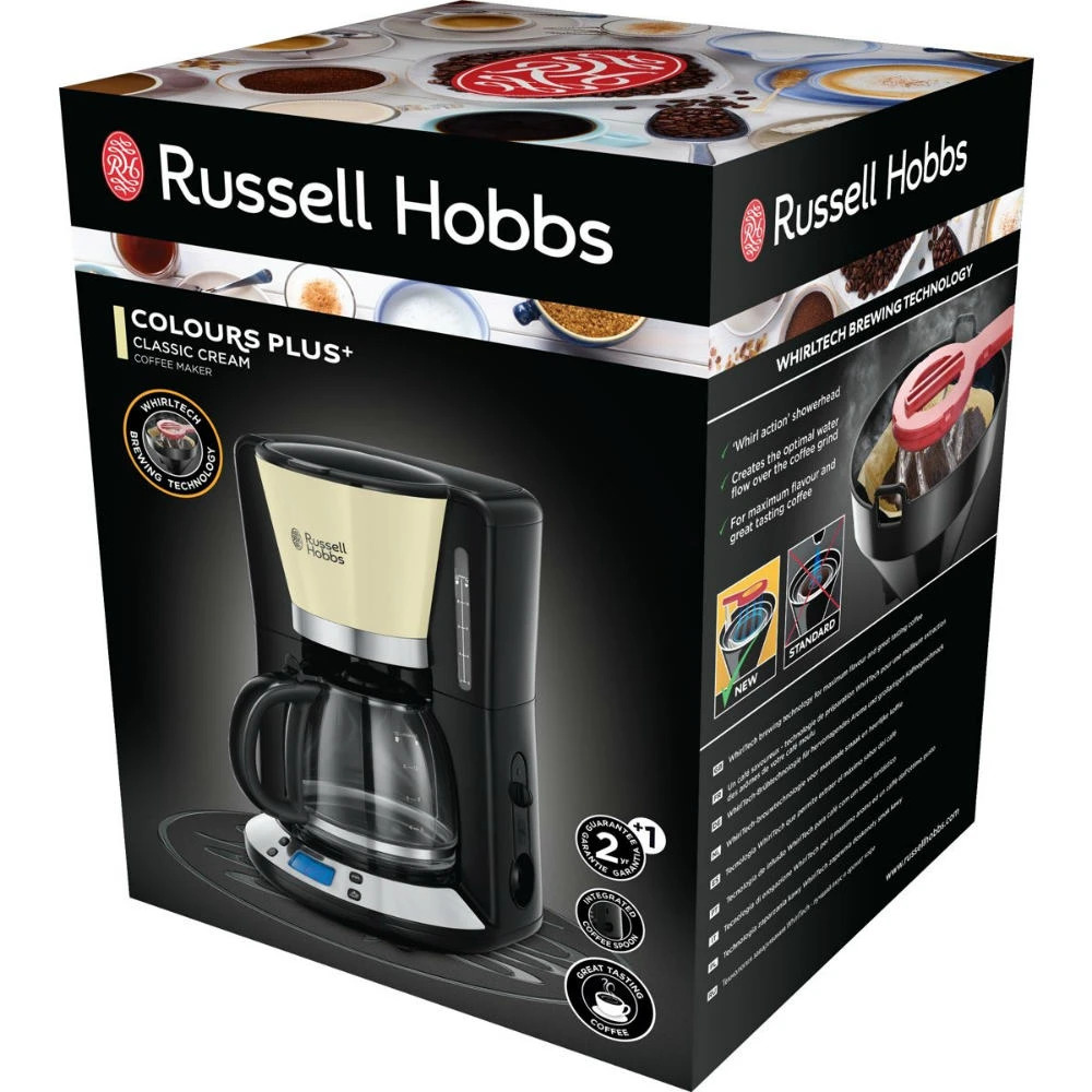 Кофеварка капельная Russell Hobbs Colours Plus+ Cream (24033-56) - фото 6