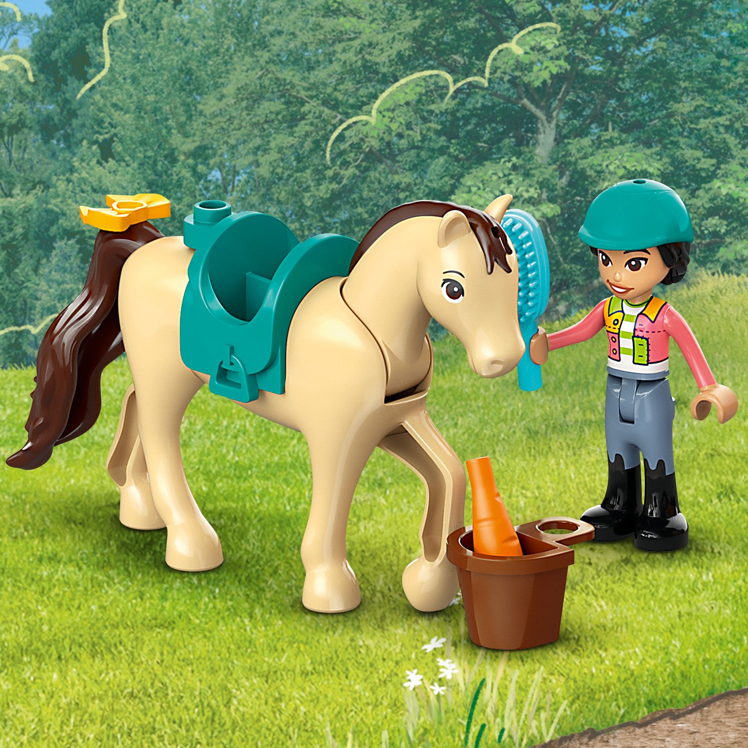 Конструктор LEGO Friends Причіп для коня й поні 105 деталі (42634) - фото 6