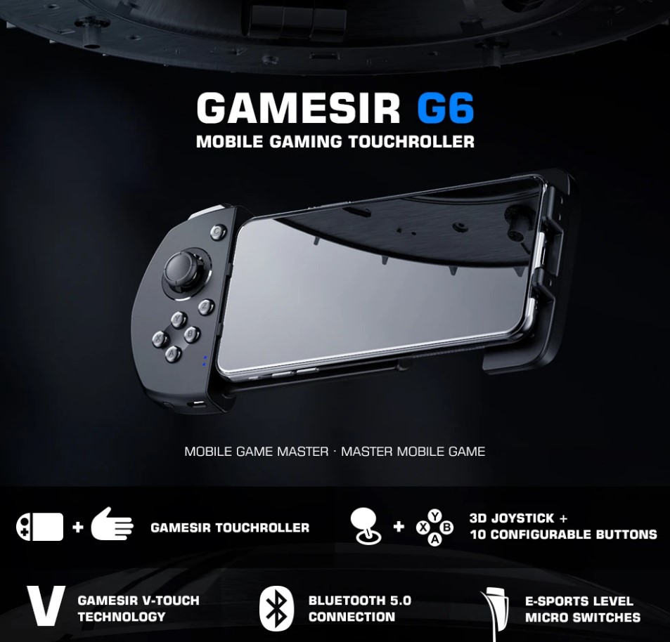 Геймпад джойстик GameSir G6 для мобільного телефону Android (117190) - фото 2