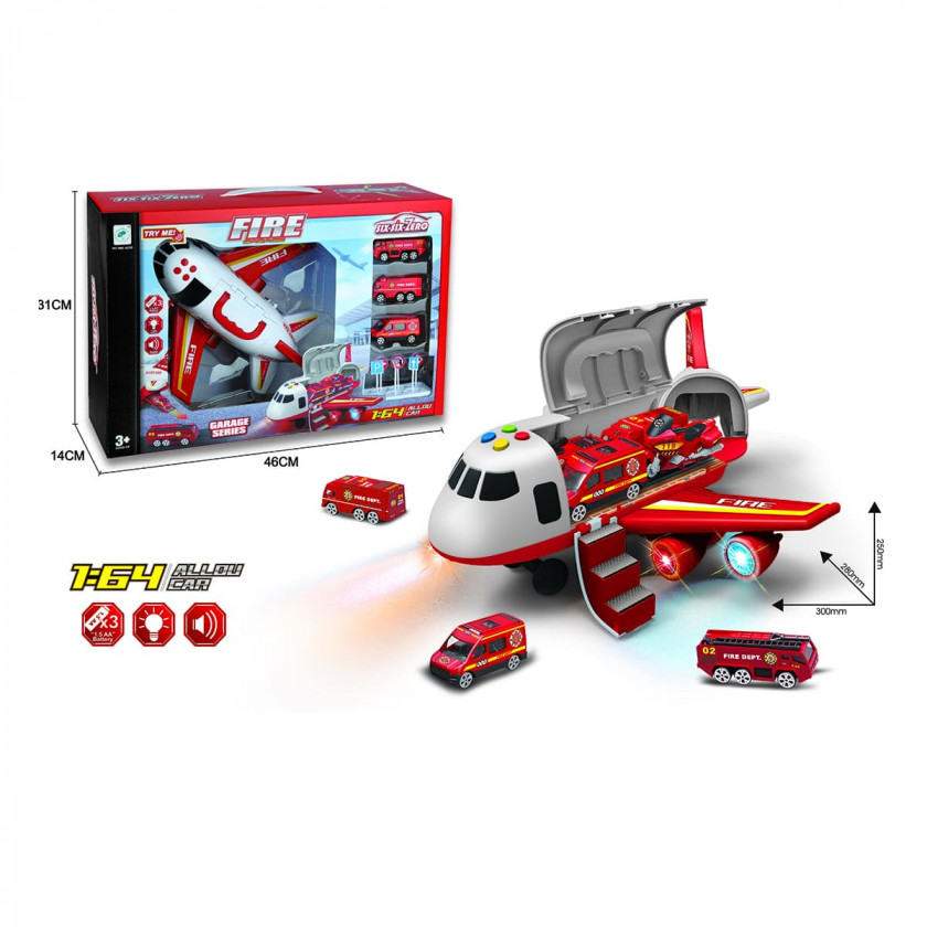 Игровой набор Six-Six-Zero Fire Airplane, пожарный самолет (EPT574288) - фото 3