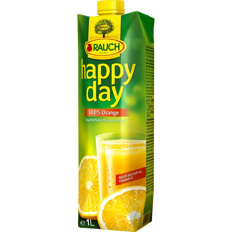Нектар Happy Day Апельсин з м'якоттю 1 л (750223) - фото 2