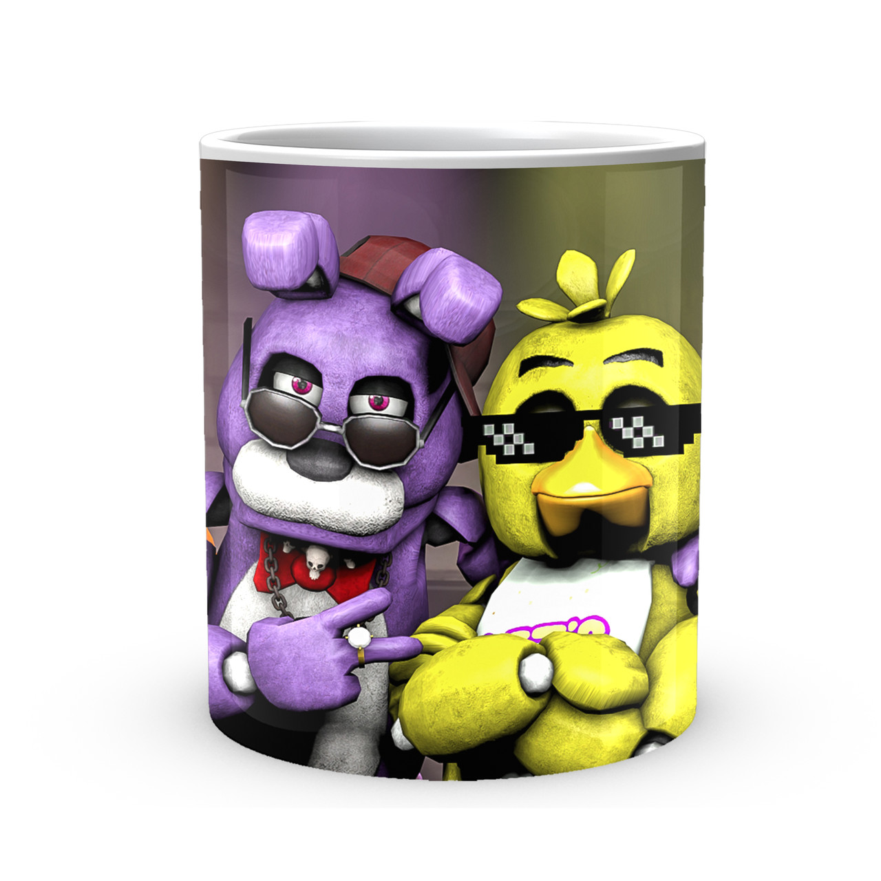 Кружка GeekLand Five Nights At Freddys Пять ночей с Фредди Аниматроники в костюмах FN.02.390 - фото 2