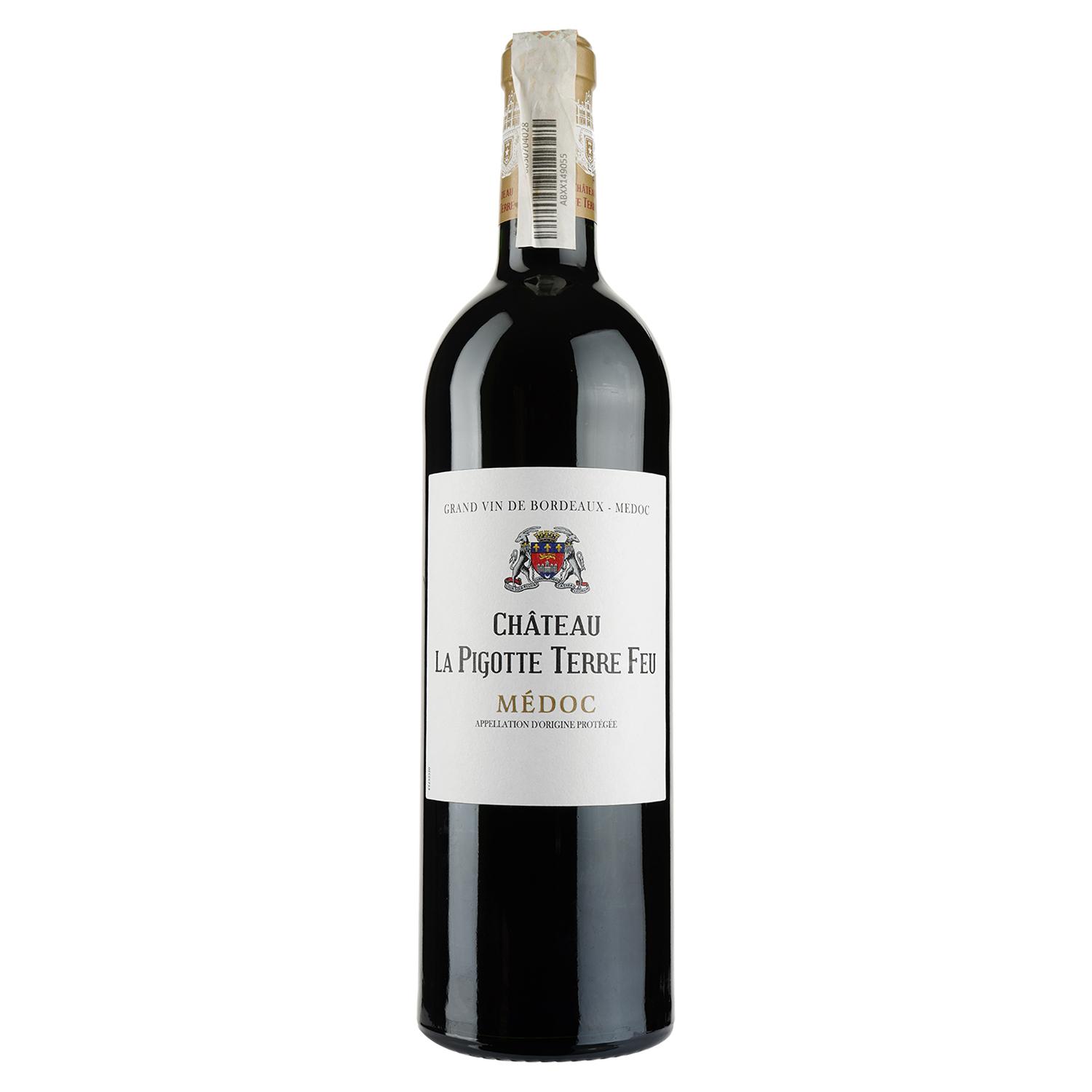 Вино Les Grands Chais de France Chateau La Pigotte Terre-Feu Medoc, красное, сухое, 13%, 0,75 л - фото 1