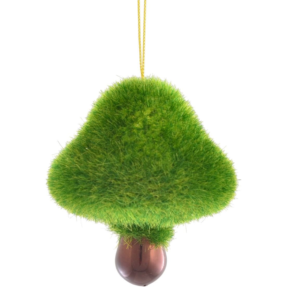 Новогодняя игрушка Yes! Fun Лесной гриб 5.5 см зеленый (972910) - фото 1