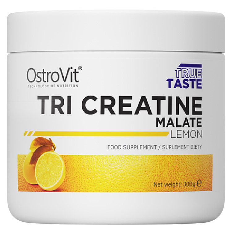 Креатин OstroVit Tri-Creatine Malate Лимон 300 г - фото 1